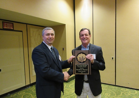 Weaver Receives 2015 Cotton Genetics Research Award