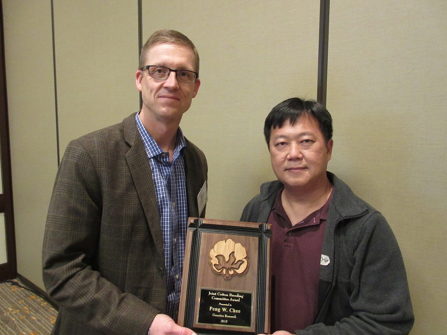 Chee Receives 2016 Cotton Genetics Research Award