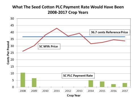 Calculating PLC Payments for the Seed Cotton Program
