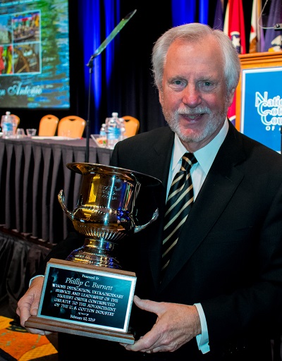 Burnett Receives NCC’s Harry S. Baker Distinguished Service Award