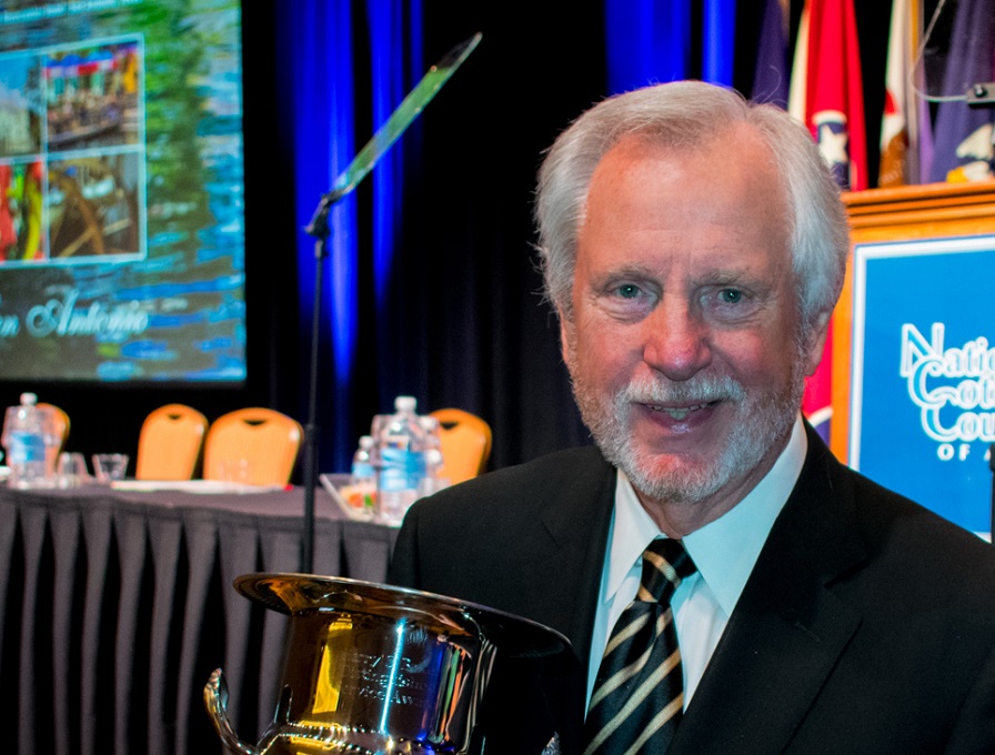 Burnett Receives NCC’s Harry S. Baker Distinguished Service Award