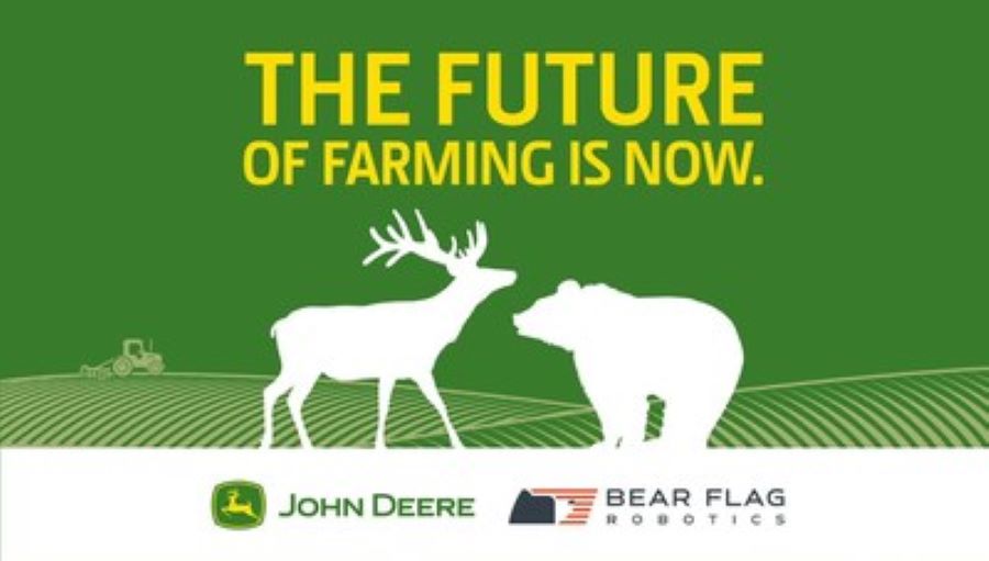 Deere Adds Autonomous Technology with Acquisition of Bear Flag Robotics