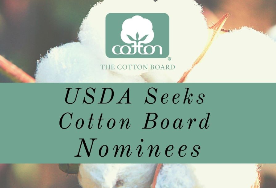 USDA Seeks Nominees for The Cotton Board