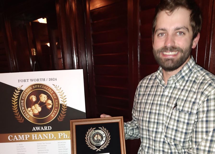 Camp Hand Named 2024 Beltwide Cotton Specialist of the Year