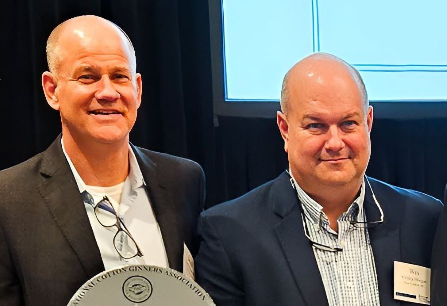 Morgan, Whitelock Honored by National Cotton Ginners Association