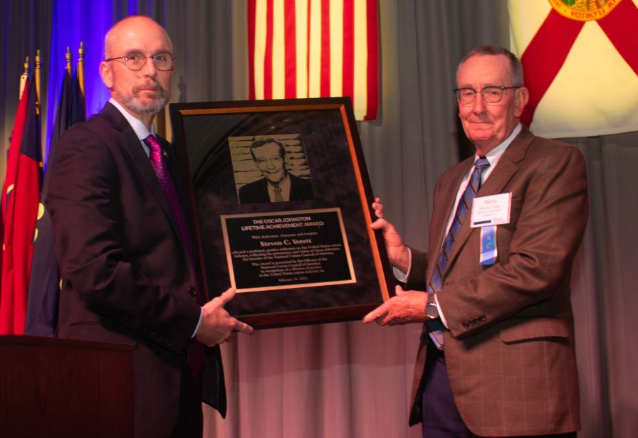Verett Honored With NCC Oscar Johnston Lifetime Achievement Award