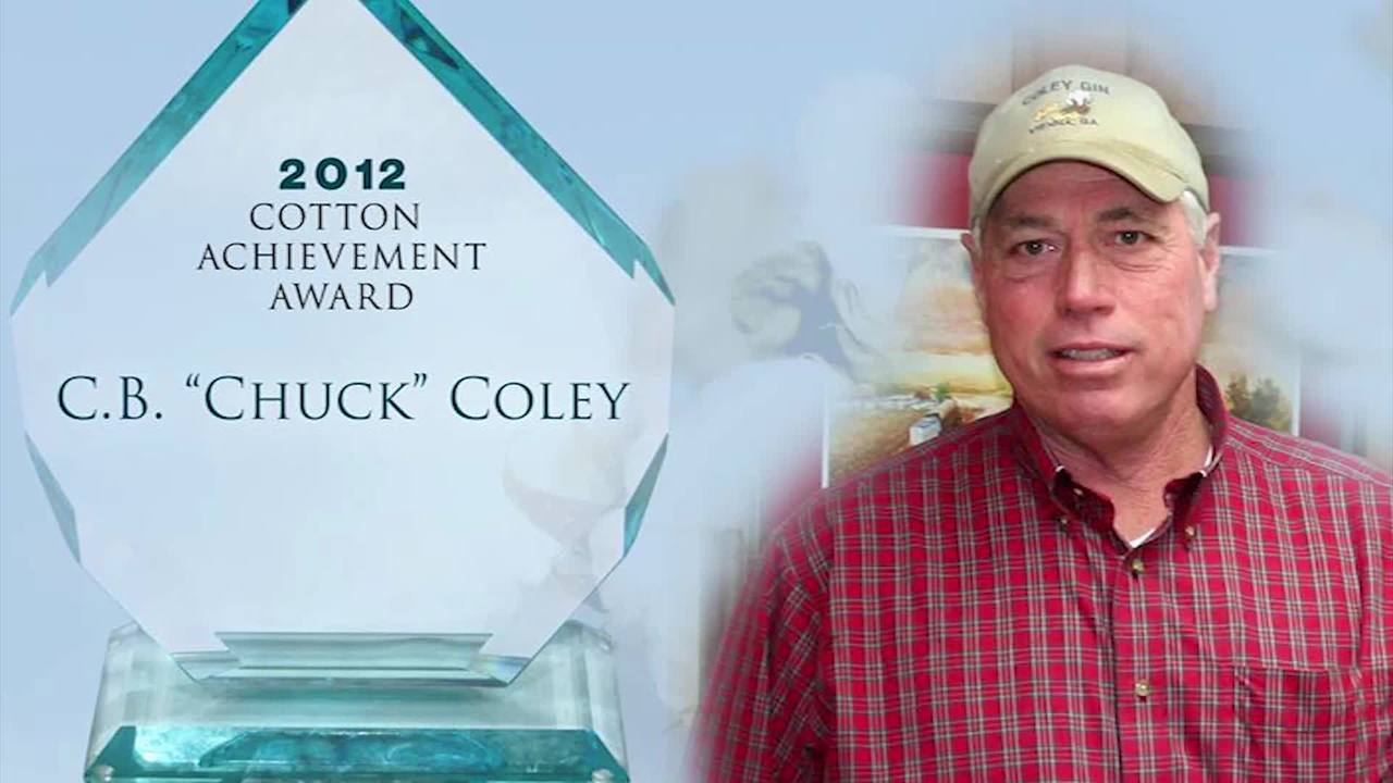 Coley Wins Cotton Grower Achievement Award